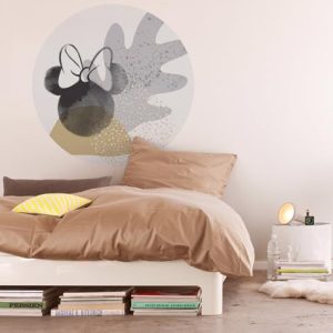 Komar Disney DOT okrągła i samoprzylepna fototapeta z włókniny firmy Minnie Loop Art średnica 125 cm naklejka ścienna, pokój dziecięcy, tatuaż ścienny DD1 041 Komar Disney DOT okrągła i samoprzylepna fototapeta z włókniny firmy Minnie Loop Art średnica 125 cm naklejka ścienna, pokój dziecięcy, tatuaż ścienny DD1 041