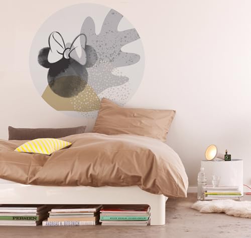 Komar Disney DOT okrągła i samoprzylepna fototapeta z włókniny firmy Minnie Loop Art średnica 125 cm naklejka ścienna, pokój dziecięcy, tatuaż ścienny DD1 041 Komar Disney DOT okrągła i samoprzylepna fototapeta z włókniny firmy Minnie Loop Art średnica 125 cm naklejka ścienna, pokój dziecięcy, tatuaż ścienny DD1 041