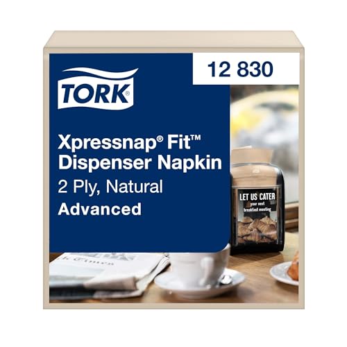 Tork Xpressnap Fit 12830 serwetki do napełniania papierowej N14, wysoka jakość 2 warstwowe, naturalne 6 x 720 (4320) szt Tork Xpressnap Fit 12830 serwetki do napełniania papierowej N14, wysoka jakość 2 warstwowe, naturalne 6 x 720 (4320) szt