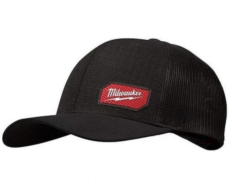 Milwaukee ‑ Czapka z daszkiem z siatką czarna