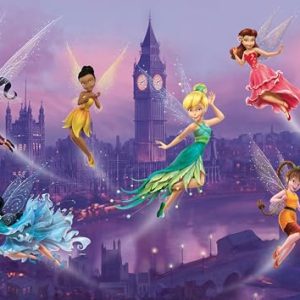Disney Fairies olbrzymi plakat ścienny, papier, wielokolorowy, 255 x 180 cm Disney Fairies olbrzymi plakat ścienny, papier, wielokolorowy, 255 x 180 cm