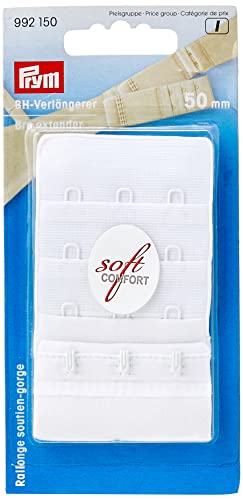 Prym Biustonosz przedłużający, biały, 50 mm 3 x haczyki, 1 sztuka, Stück (1er Pack) Prym Biustonosz przedłużający, biały, 50 mm 3 x haczyki, 1 sztuka, Stück (1er Pack)