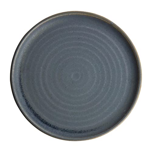 Olympia FA303 Canvas okrągły talerz z wąską krawędzią, granitowy niebieski, 26,5 cm, 6 sztuk
