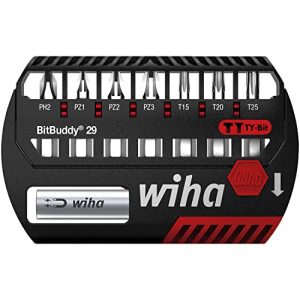 Wiha 9 cz. zestaw bitów Bitbuddy TY, Phillips, Pozidriv i Torx, 29 mm Wiha 9 cz. zestaw bitów Bitbuddy TY, Phillips, Pozidriv i Torx, 29 mm