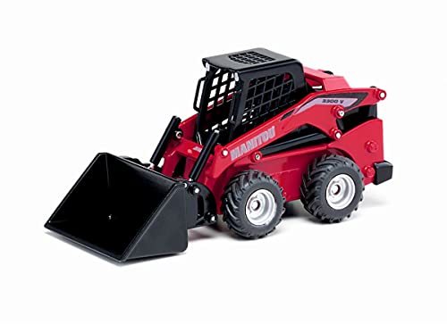 siku 3049, Manitou 3300V Skid Steer Loader, 1:32, Metal/Plastic, Red, Multifunctional, Can be combined with models of the same scale - obrazek 1