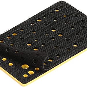 Mirka Nakładka ścierająca Medium + przekładka ochronna 81×133 mm z zapięciem na rzep/do szlifierek oscylacyjnych DEOS DEOS353CV 46 otworami do bezpyłowego szlifowania Mirka Nakładka ścierająca Medium + przekładka ochronna 81×133 mm z zapięciem na rzep/do szlifierek oscylacyjnych DEOS DEOS353CV 46 otworami do bezpyłowego szlifowania