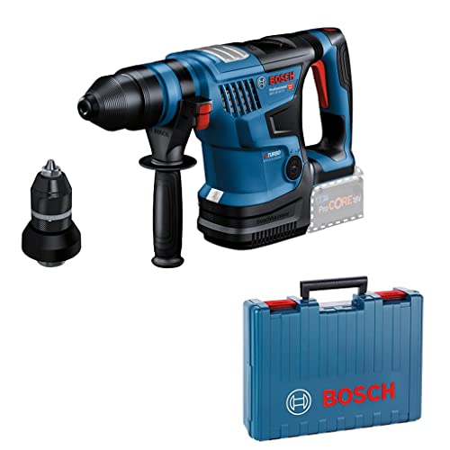 Bosch Professional Akumulatorowy młot udarowo obrotowy BITURBO GBH 18V 34 CF (uchwyt wymienny SDS plus, 5,8 J, moduł Bluetooth, rękojeść dodatkowa, ogranicznik głębokości, bez akum. i ładow., walizka) - obrazek 1