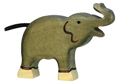 Holztiger Figurka Słoniątka, Wysoka Trąba Gollnest & Kiesel - obrazek 1