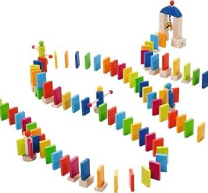 Goki, gra logiczna, Domino z kołowrotkiem