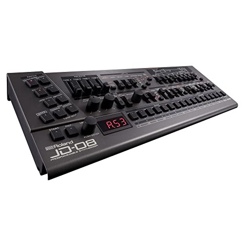 Syntezator Roland Boutique JD 08 Kompaktowa, Nowoczesna Reedycja Legendarnego 800 z lat 90 tych Nowymi Efektami, Sekwencerem Polifonicznym i nie tylko Lekkie, Mobilne - obrazek 1