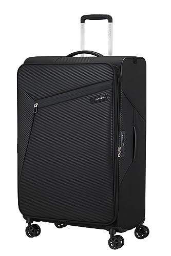 Samsonite Litebeam Walizka na 4 kołach poszerzany 77cm Czarny Samsonite Litebeam Walizka na 4 kołach poszerzany 77cm Czarny