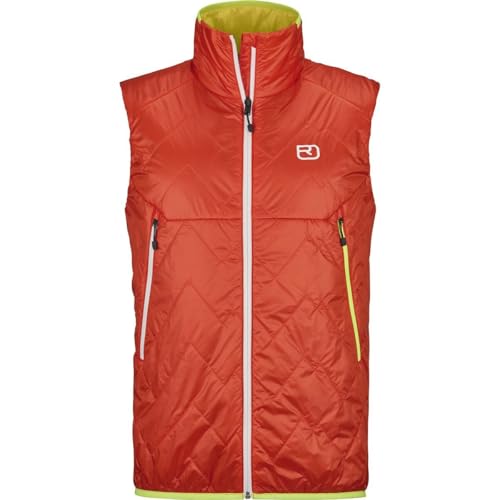 ORTOVOX SWISSWOOL PIZ VIAL VEST M, 61181, hot Orange, M