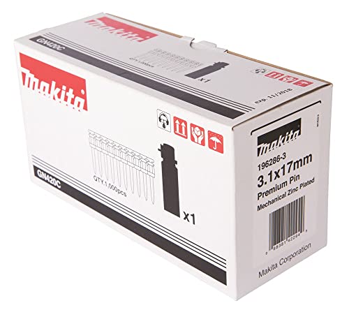 Makita 196286 3 gwoździe do betonu 3,1 x 17 mm HC6 - obrazek 1