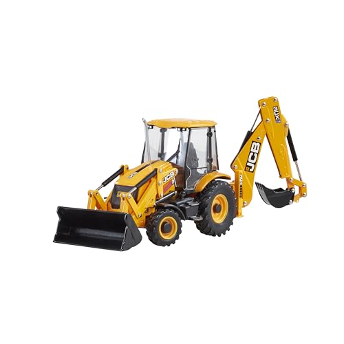 Britains JCB 3CX Koparko ładowarka SiteMaster Plus odlewana pod ciśnieniem zabawka budowlana ciągnik zabawki rolnicze skala 1 32 metalowe i plastikowe ciągnikowe kolekcjonerskie modele
