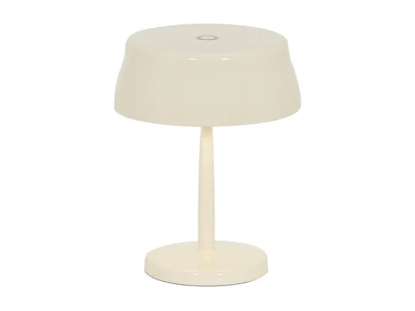 Lampa stołowa LED Zafferano SISTER LIGHT MINI Wi-Fi Smart w kolorze kości słoniowej, ładowalna i ściemnialna 3581581