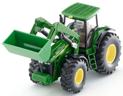 siku 1982, John Deere with Front Loader, 1:50, Metal/Plastic, Green, Multifunctional - obrazek 1