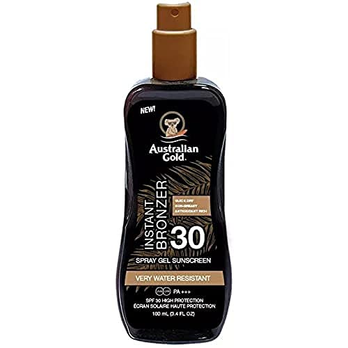 Australian Gold – Sunscreen Spray Gel w. Instant Bronzer 237 ml SPF 30