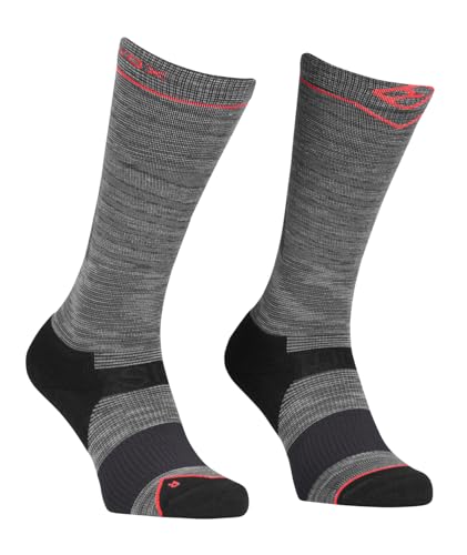 ORTOVOX SKI TOUR LT COMP LONG SOCKS W, 54796, Iron Grey blend, 35 38 - obrazek 1