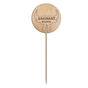 Garcia de Pou Picksteak średni rzadki, drewno, 30 x cm Garcia de Pou Picksteak średni rzadki, drewno, 30 x cm