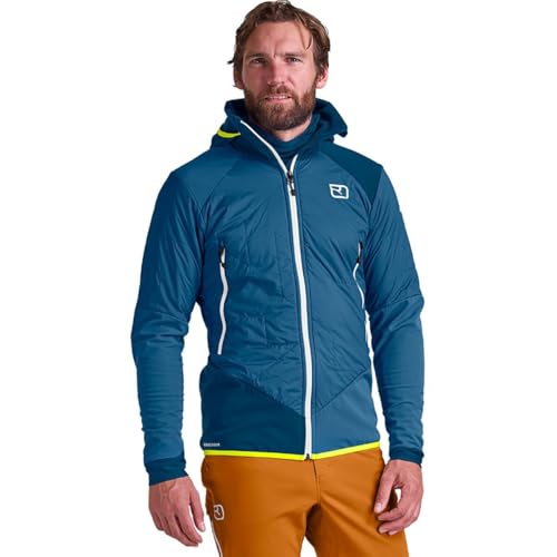 ORTOVOX Męska kurtka Sw Col Becchei Hybrid JKT, Mountain Blue, M, Niebieski górski, M