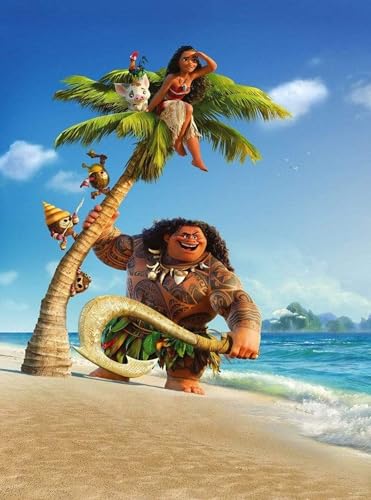 Komar Disney fototapeta z włókniny Moana i Maui wymiary: 184 x 248 cm (szerokość wysokość) Morze Południowe, tapeta dziecięca, pokój dziecięcy, XXL2 801 Komar Disney fototapeta z włókniny Moana i Maui wymiary: 184 x 248 cm (szerokość wysokość) Morze Południowe, tapeta dziecięca, pokój dziecięcy, XXL2 801