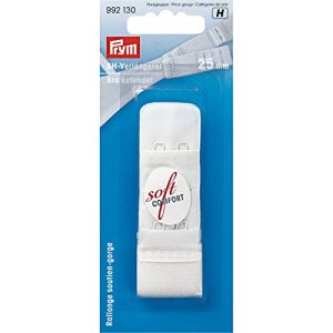Prym 992130 3 x 2 haczyki białe, 32% bawełna, przedłużacz biustonosza czarny 25 mm, 1 sztuka (1 opakowanie) Prym 992130 3 x 2 haczyki białe, 32% bawełna, przedłużacz biustonosza czarny 25 mm, 1 sztuka (1 opakowanie)