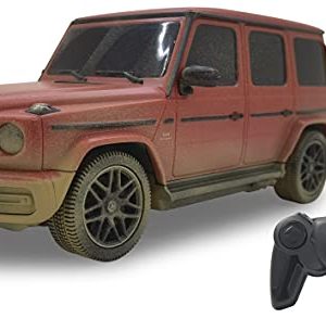 Mercedes AMG G 63 1:24 Muddy 2,4 GHz oficjalnie licencjonowana, do 1 godziny czasu jazdy przy ok. 9 km/h, idealnie odwzorowane szczegóły, wysokiej jakości wykonanie Mercedes AMG G 63 1:24 Muddy 2,4 GHz oficjalnie licencjonowana, do 1 godziny czasu jazdy przy ok. 9 km/h, idealnie odwzorowane szczegóły, wysokiej jakości wykonanie