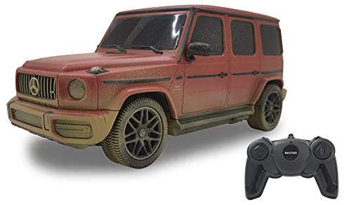 Mercedes AMG G 63 1:24 Muddy 2,4 GHz oficjalnie licencjonowana, do 1 godziny czasu jazdy przy ok. 9 km/h, idealnie odwzorowane szczegóły, wysokiej jakości wykonanie