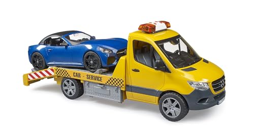 Bruder 02675 - Laweta Sprinter z samochodem Roadster - obrazek 1