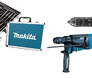 Makita HR2631FT12 młot udarowo-obrotowy SDS Plus 800 W AVT + uchwyt szybkiej wymiany walizka Makita HR2631FT12 młot udarowo-obrotowy SDS Plus 800 W AVT + uchwyt szybkiej wymiany walizka