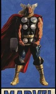 Marvel Komar fototapeta z włókniny Thor Retro Comic Box rozmiar: 100 x 280 cm (szerokość wysokość) pokój dziecięcy, tapeta ścienna, superbohater IADX2 067 Marvel Komar fototapeta z włókniny Thor Retro Comic Box rozmiar: 100 x 280 cm (szerokość wysokość) pokój dziecięcy, tapeta ścienna, superbohater IADX2 067