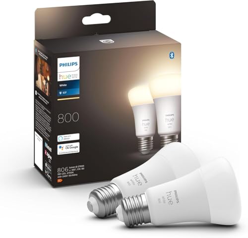Philips Hue White Żarówka E27 – 2 szt. Philips Hue White Żarówka E27 – 2 szt.