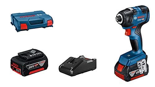 Bosch GDR 18V-200 C CLICK/GO - Wkrętarka udarowa - 2 x 4,0 Ah z ładowarką - obrazek 1