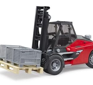 Bruder 02513 Wózek widłowy Linde HT160 z paletą Bruder 02513 Wózek widłowy Linde HT160 z paletą