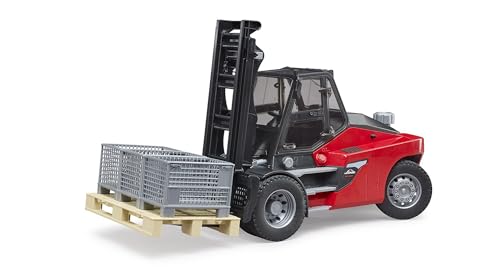 Bruder 02513 Wózek widłowy Linde HT160 z paletą - obrazek 1
