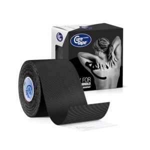 Cure Tape CLASSIC Taśma Kinezjologiczna – Czarna – 5 cm x 5 m Cure Tape CLASSIC Taśma Kinezjologiczna – Czarna – 5 cm x 5 m
