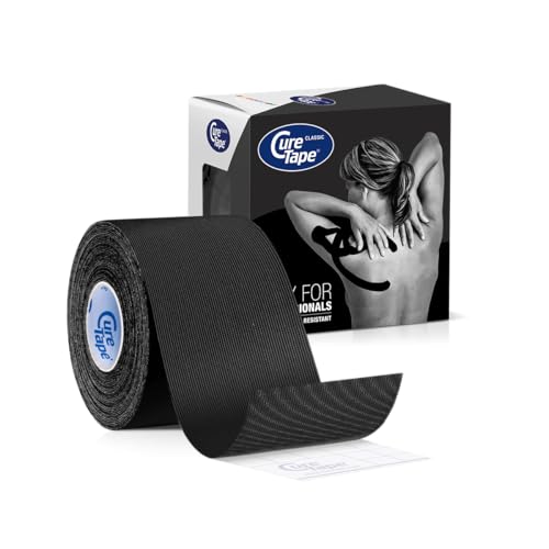 Cure Tape CLASSIC Taśma Kinezjologiczna – Czarna – 5 cm x 5 m Cure Tape CLASSIC Taśma Kinezjologiczna – Czarna – 5 cm x 5 m