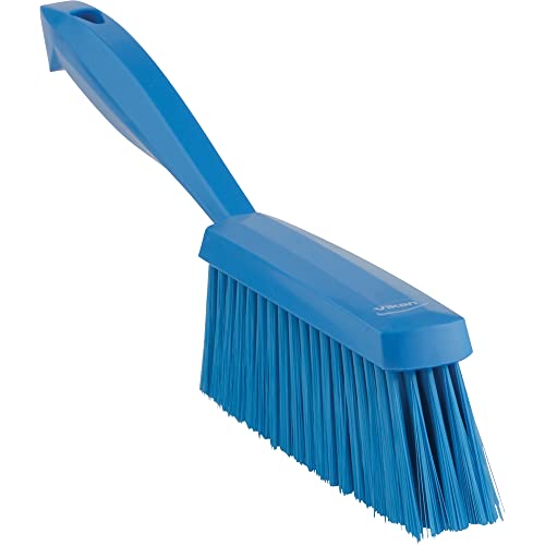 Vikan 45873 Szczotka do szufelki, polipropylen, miękkie włosie poliestrowe, 35,5 cm, niebieski - obrazek 1