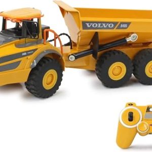 JAMARA 405056 wywrotka Volvo A40G 1:20 2,4 GHz wierne zginanie, w górę/w dół, realistyczny dźwięk silnika (z możliwością wyłączenia), tryb demo, napęd na 2 koła, automatycznego JAMARA 405056 wywrotka Volvo A40G 1:20 2,4 GHz wierne zginanie, w górę/w dół, realistyczny dźwięk silnika (z możliwością wyłączenia), tryb demo, napęd na 2 koła, automatycznego