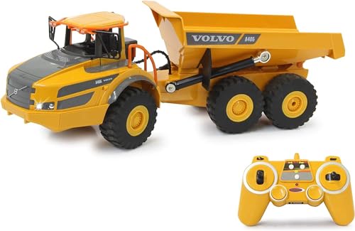 JAMARA 405056 wywrotka Volvo A40G 1:20 2,4 GHz wierne zginanie, w górę/w dół, realistyczny dźwięk silnika (z możliwością wyłączenia), tryb demo, napęd na 2 koła, automatycznego JAMARA 405056 wywrotka Volvo A40G 1:20 2,4 GHz wierne zginanie, w górę/w dół, realistyczny dźwięk silnika (z możliwością wyłączenia), tryb demo, napęd na 2 koła, automatycznego