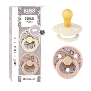 Bibs Liberty Colour Smoczek Uspokajający Kauczuk 2 Pack Eloise Blush S Bibs Liberty Colour Smoczek Uspokajający Kauczuk 2 Pack Eloise Blush S