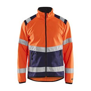 Blakläder Kurtka softshell klasy 2 rozmiar XXXL w kolorze pomarańczowym/granatowym, 1 sztuka, 487725165389XXXL Blakläder Kurtka softshell klasy 2 rozmiar XXXL w kolorze pomarańczowym/granatowym, 1 sztuka, 487725165389XXXL