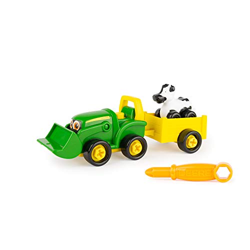 John Deere Build A Buddy Traktor, Zielony/Żółty, Od 6 Miesięcy - obrazek 1