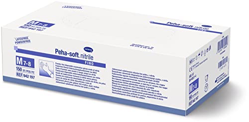 Hartmann Peha Soft Nitrylowe Fino - Niebieskie - Roz. M - 150 szt - obrazek 1