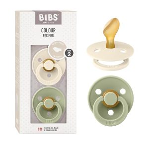 BIBS Colour Anatomical 2-Pack Kremowy i Szałwiowy – Smoczek Anatomiczny BIBS Colour Anatomical 2-Pack Kremowy i Szałwiowy – Smoczek Anatomiczny