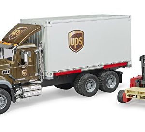 Bruder Mack Granite UPS Kontener z Wózkiem Widłowym Bruder Mack Granite UPS Kontener z Wózkiem Widłowym