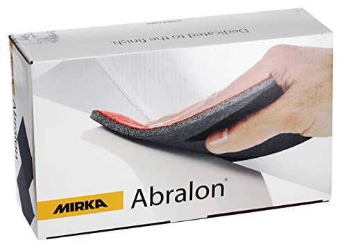 Mirka Abralon 115x140mm rzep 2000 ziarno, 20/opakowanie, do szlifowania i polerowania lakieru, drewna, tworzyw sztucznych