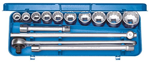 GEDORE D 32 EMU 2 zestaw kluczy nasadowych 3/4" 14 częściowy profil UD 22 50 mm, 1 sztuka - obrazek 1