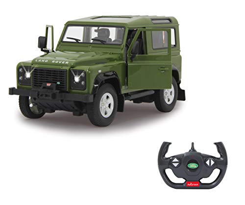 Jamara 405155 Land Rover Defender – Zdalnie Sterowany Samochód – Zielony – Skala 1:14 – Od 6 lat Jamara 405155 Land Rover Defender – Zdalnie Sterowany Samochód – Zielony – Skala 1:14 – Od 6 lat