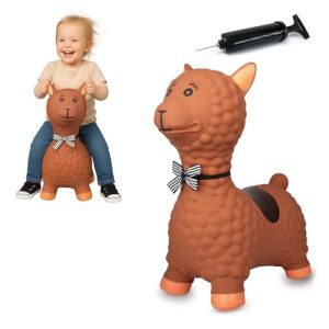 JAMARA 460542 skacząca lama z pompką nie zawiera BPA, do 50 kg, wspomaga zmysł równowagi i zdolności motoryczne, jest wytrzymała wytrzymała, łatwa w pielęgnacji JAMARA 460542 skacząca lama z pompką nie zawiera BPA, do 50 kg, wspomaga zmysł równowagi i zdolności motoryczne, jest wytrzymała wytrzymała, łatwa w pielęgnacji
